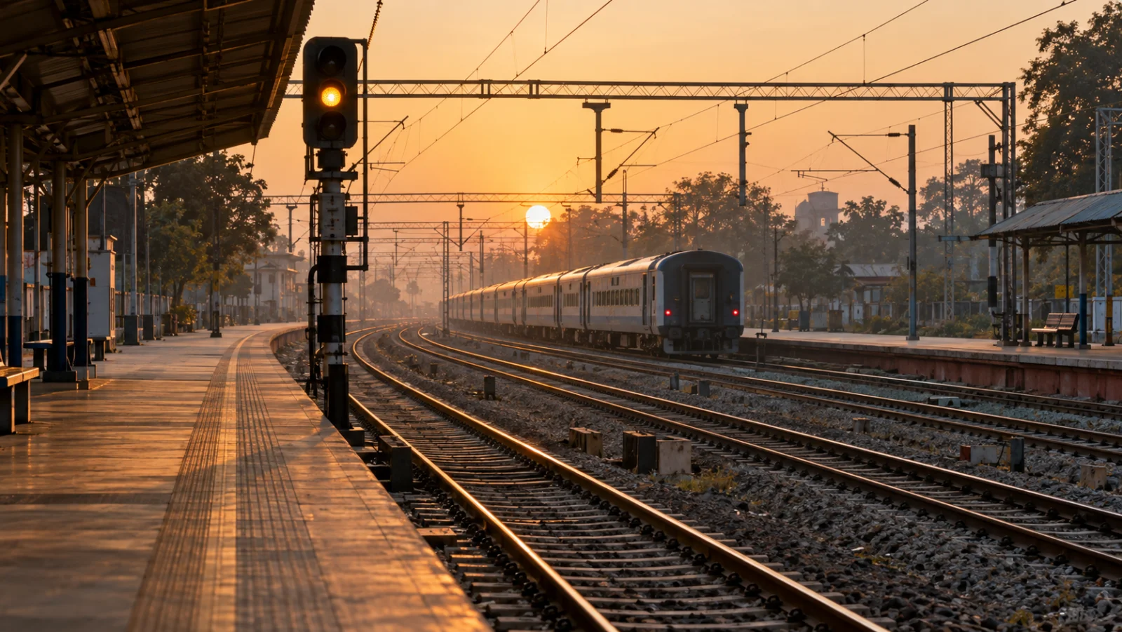 railway signal dawn in India