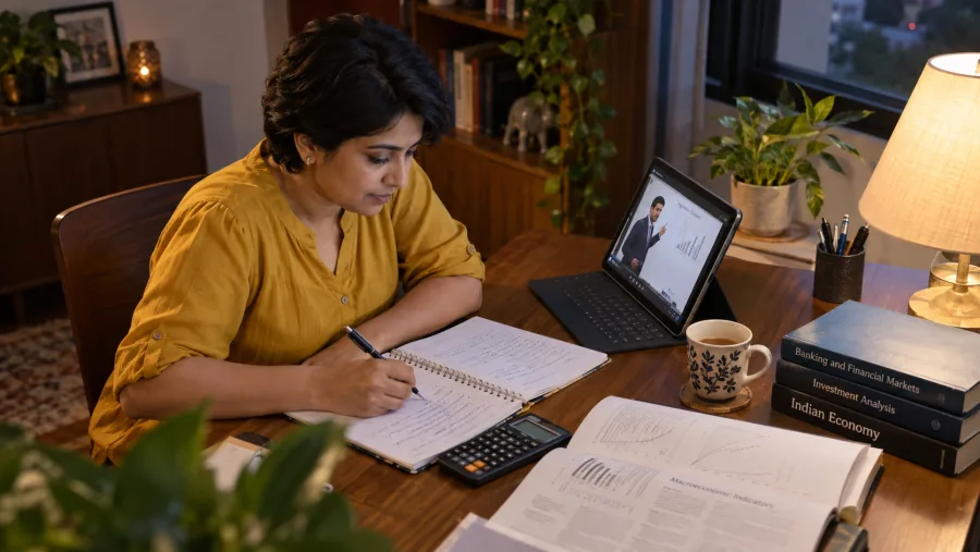 Banking & Finance preparation in an Indian learning setting