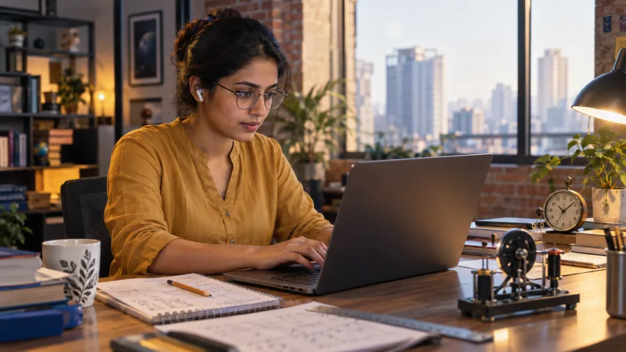JEE preparation in an Indian learning setting