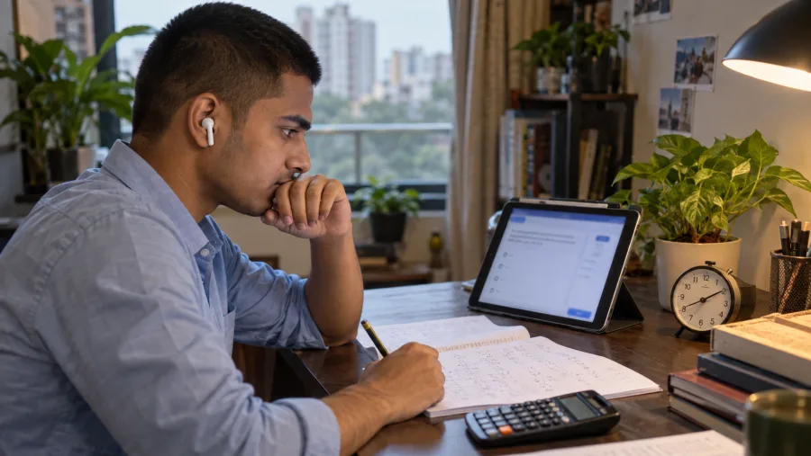 SSC preparation in an Indian learning setting