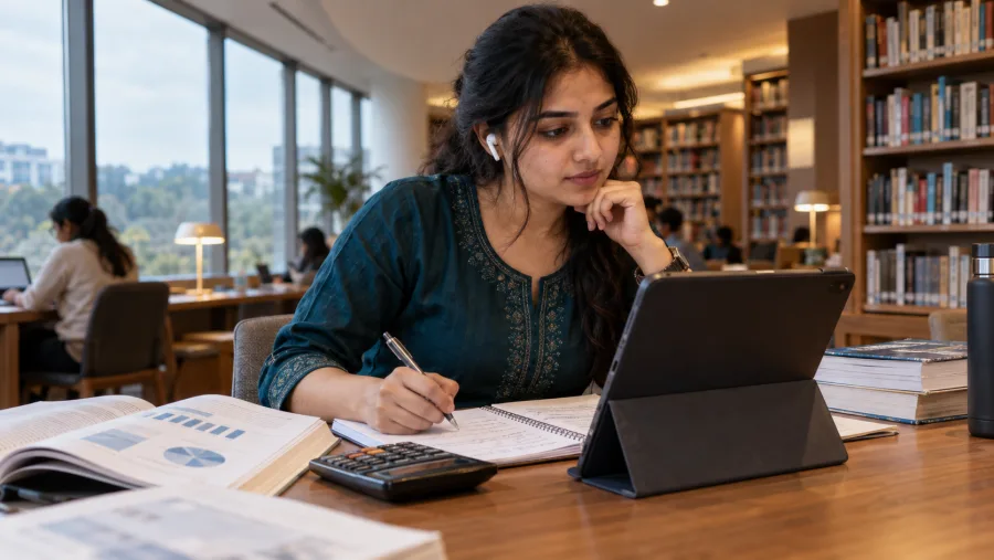 Banking & Finance preparation in an Indian learning setting