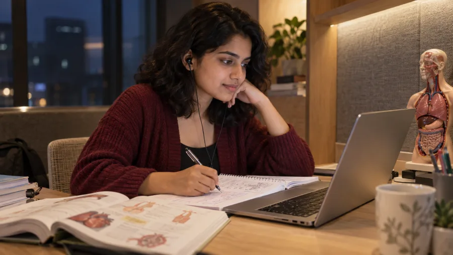 NEET Medical preparation in an Indian learning setting