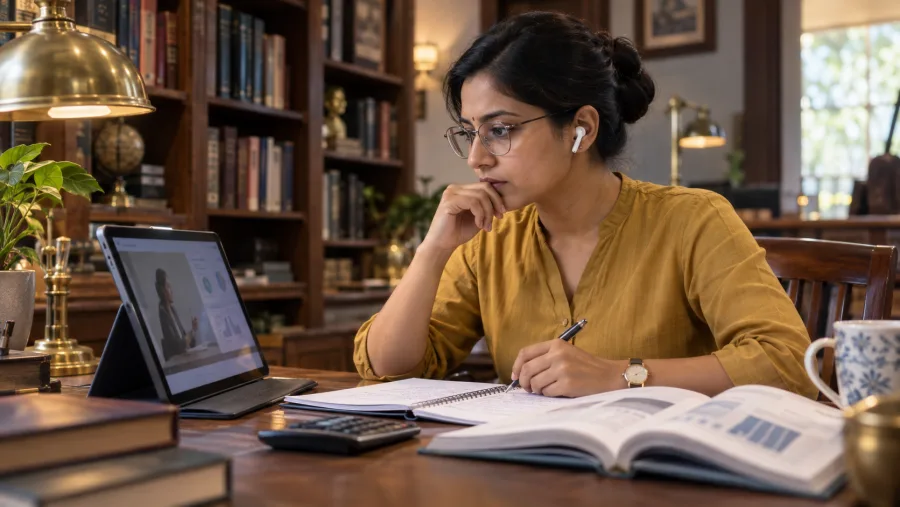 Banking & Finance preparation in an Indian learning setting