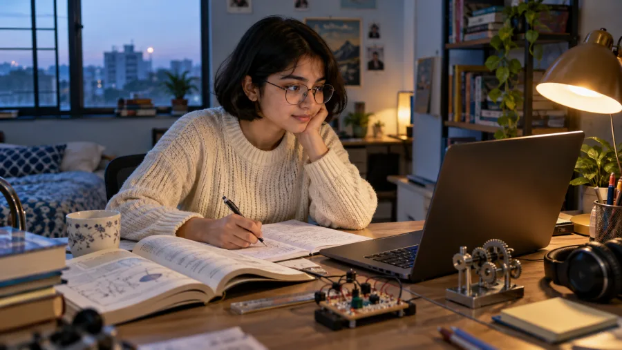 JEE Engineering preparation in an Indian learning setting