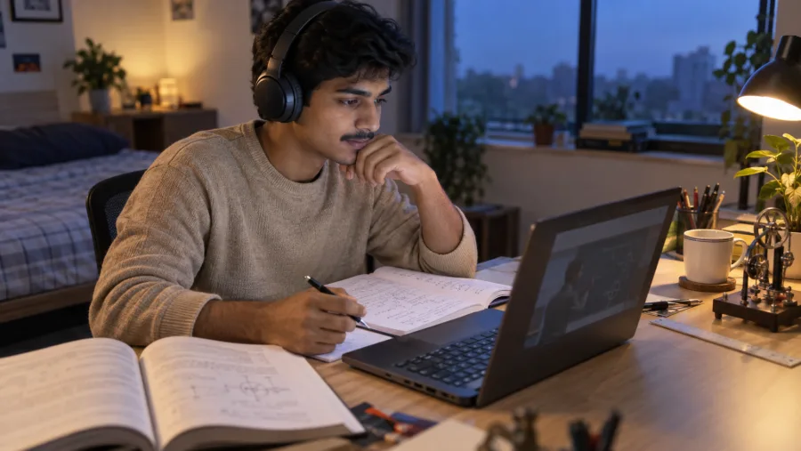 JEE Engineering preparation in an Indian learning setting