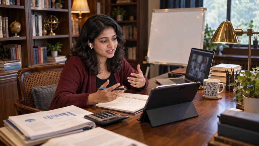 Banking & Finance preparation in an Indian learning setting